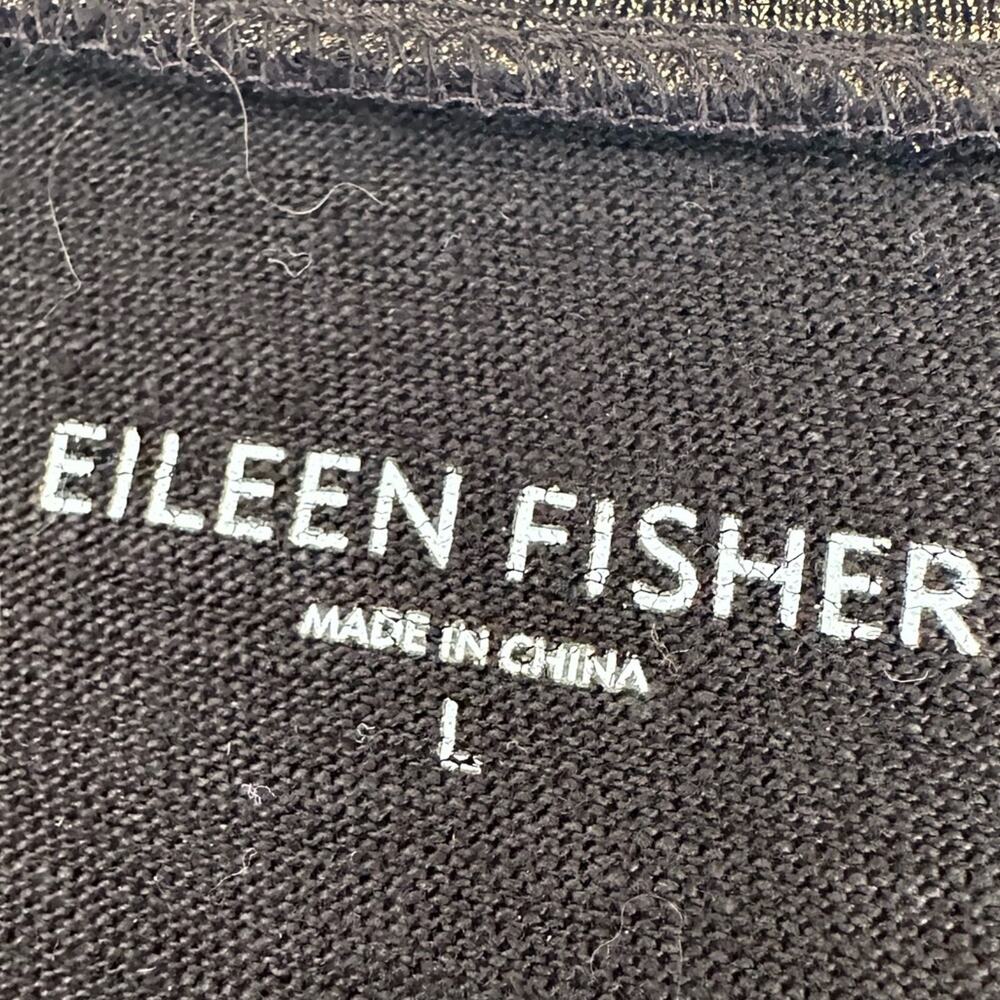 Eileen Fisher Metallic Gold Tank Top, size large - Picture 8 of 10
